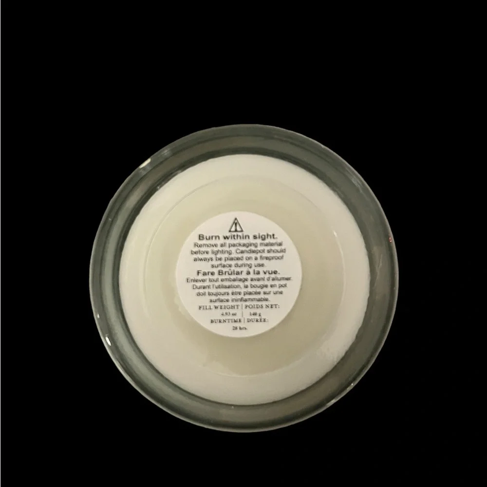 NIB Rhode + West Elm Thistle & Wildflower 4.9 oz Single Wick Scented Candle